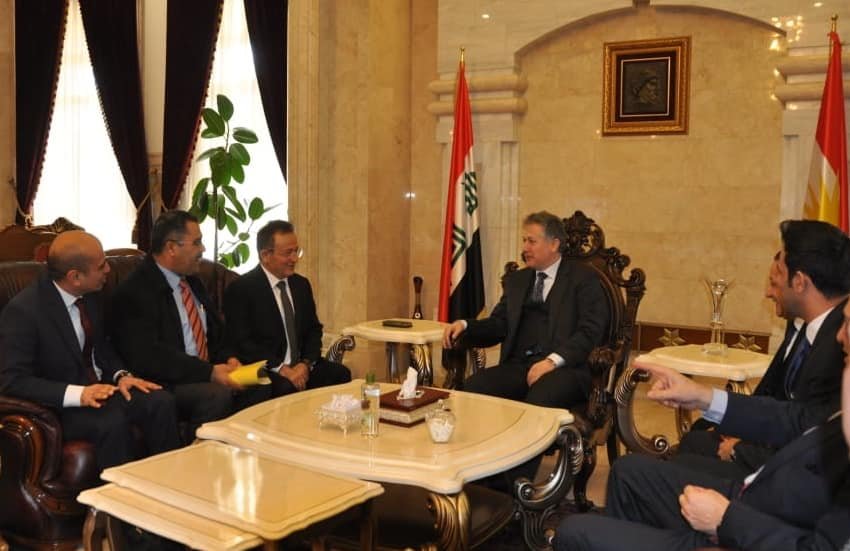 سەرپەرشتێ کۆمەلگەھا دەروازەیێ ئیبراھیم خەلیل پێشوازی ل قونسولێ تورکیایێ ل ھەولێرێ کر